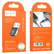 hoco-ua17-usb-male-to-type-c-female-usb2-adapter-package